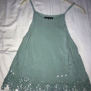Kendall and Kylie mint tank top